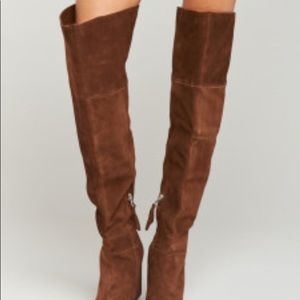 Steve Madden boots suede